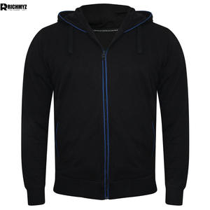 Sweat-shirts à fermeture éclair pour hommes, coupe classique, vêtements de mode, qualité supérieure, prix bas, polyester/coton, sweat-shirts à fermeture éclair pour hommes - Product Image 3