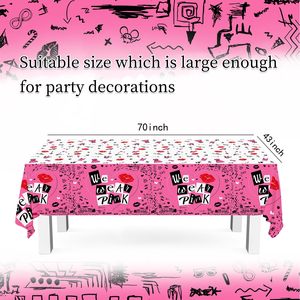 Ensemble de fête à thème de film You're Like Really Pretty Banner Balloons Nappe Assiettes Serviettes Tasses Fourchettes Filles Décoration de fête d'<span class=keywords><strong>anniversaire</strong></span> - Product Image 3