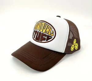 Nouveau design de haute qualité décontracté camionneur chapeau pour hommes 5 panneaux 100% coton sergé commun lettre motif doux respirant casquette de Baseball - Product Image 3