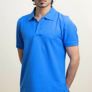 เสื้อโปโลแขนสั้นสำหรับผู้ชายและผู้หญิงแบบคลาสสิกผ้าฝ้ายเปล่าหรือโพลีเอสเตอร์ผ้าเทอร์รี่ลายพื้น - Product Image 2