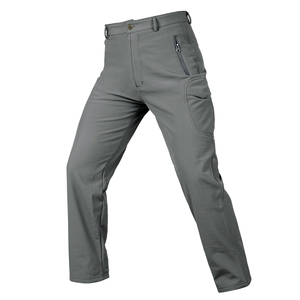 Unisex Quick Dry Detachable Elastic Vintage Canvas <b>Cargo</b> <b>Pants</b> Breathable <b>Waterproof</b> Flat Front Zipper Fly Mid Waist - Product Image 1