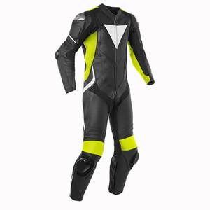 Combinaison de moto en cuir de qualité supérieure en cuir de style course Combinaison de moto en cuir de longue durée - Product Image 5
