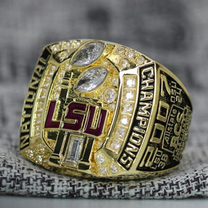 (LSU) Bague de championnat national de football universitaire en argent 925 avec diamant pour mariage et fiançailles - Product Image 3