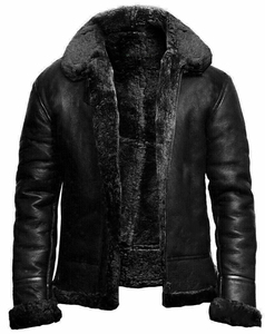 <b>Men's</b> High <b>Leather</b> <b>Jacket</b> for <b>Man</b> Street Fur All-in-one <b>Men</b> Coat Thickened Wool Long Coat Imitation <b>Leather</b> Winter - Product Image 2