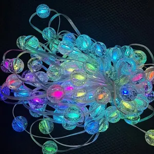 DC5V Remote Control Usb Rgb Leather Festival Led String Lights Outdoor Commercial Smart Led String Lights Christmas Decoration