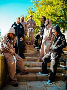 ชุดวอร์มสำหรับผู้ชายชุดวอร์มใส่สบายสีพื้น - Product Image 2