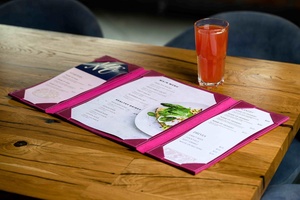 Cubierta de Menú de Cuero PU DIVRIS DRL-110 con Anillas Metálicas, Capacidad para Múltiples Páginas, para Restaurantes y Hoteles, Tamaños y Colores Personalizables - Product Image 6
