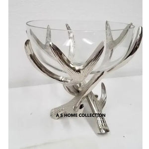 Decorative Metal <b>Bamboo</b> Shape Stand Black Color Round Shape Resin <b>Bowl</b> for Home - Product Image 6