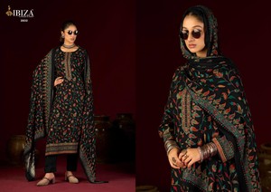 Beautiful Neeta Creation Women's Bollywood Indian Salwar Kameez Dress Cotton <b>Pashmina</b> Casual <b>Wedding</b> Diwali Knee-Length - Product Image 4