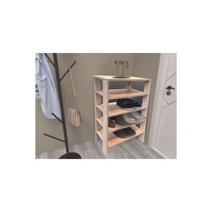 Charlie 4-Tier <b>Shoe</b> and Clothing <b>Rack</b> Versatile Storage Solution - Product Image 2
