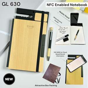 NFC Enabled Leather Metal Luxury Executive Notebook Mobile Stand White Board Duster Custom Logo Attractive <b>Box</b> Packing Gifts Set - Product Image 4