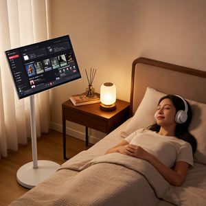 Tablette interactive sans fil de <span class=keywords><strong>24</strong></span> <span class=keywords><strong>pouces</strong></span>, Smart <span class=keywords><strong>TV</strong></span> avec batterie intégrée, écran LCD rotatif sous Android pour chambre/cuisine - Product Image 5