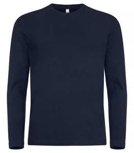 T-shirt à manches longues décontracté pour homme en coton gaufré 100% personnalisé en gros, respirant, écologique, super doux - Product Image 5