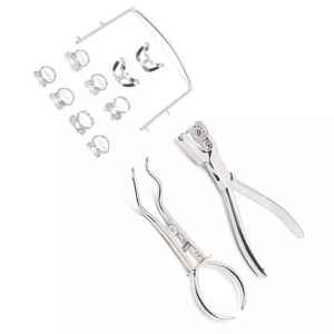 Fórceps de presa de goma de acero inoxidable de alta calidad, abrazaderas de punzón Ainsworth, instrumento Dental para instrumentos quirúrgicos de implantes dentales - Product Image 6