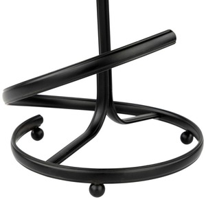 Porte-serviettes en papier de bureau en fil de spirale support de tissu en fer plat en métal noir accessoire de cuisine Vintage élégant - Product Image 4