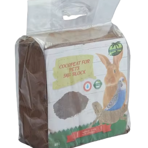 บล็อก cocopeat 5กก. สำหรับเทอราเรียมสัตว์เลื้อยคลานสัตว์เลื้อยคลานหนูแฮมสเตอร์กบครึ่งบกครึ่งน้ำ - Product Image 1