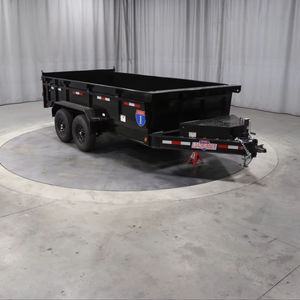 Remorque à benne basculante utilitaire très vendue, Hillcrest Trailers 7x16 14k 40 pouces de côté, remorque pour tracteur agricole. - Product Image 1