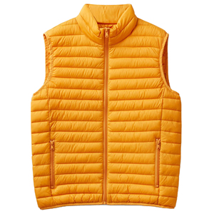 Vente en gros Prix pas cher couleur noire unie doudoune pour hommes personnaliser tissu col montant fermeture éclair style doudoune pour hommes - Product Image 4