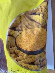 ผงขมิ้นทำจากรากขมิ้นมือที่มีกลิ่นหอมสดและรสชาติแบบอินเดียใต้แท้ - Product Image 2