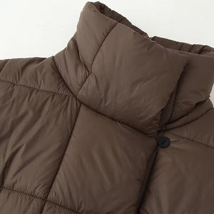 Nouvelle veste matelassée respirante et chaude à capuche, à la mode, avec ceinture à nouer, à manches longues et capuche amovible, collection Automne/Hiver 2026 - Product Image 3