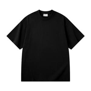 T-shirt unisexe 100% coton personnalisé Dtg logo imprimé graphique haute qualité 300 Gsm lourd surdimensionné lavé à l'acide solide pour hommes - Product Image 2