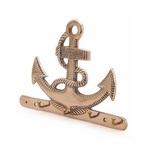 Antique Laiton Anchor Métal Cintre Crochet En Gros De Luxe Vintage Article Nouveau Design 2025 Haute Qualité Top Standard Produit Vente Chaude - Product Image 1