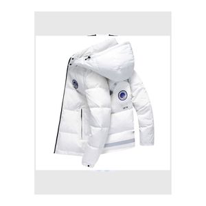 Manteaux d'hiver pour hommes de haute qualité, écologiques, à séchage rapide, parkas rembourrés en toile premium, coupe-vent en polyester et coton, grandes tailles - Product Image 6
