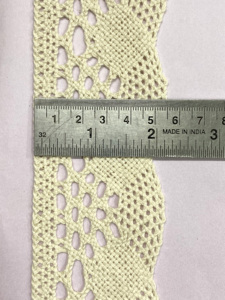 Rubans de garniture en dentelle brodée en coton blanc tissu bricolage artisanat vêtements accessoires de couture fournitures XJ0712 - Product Image 4