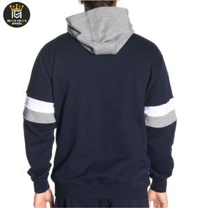 Venta al por mayor de alta calidad barato personalizado OEM diseño sudaderas con capucha hombres 100% algodón por encargo cremallera hombres sudaderas con capucha - Product Image 3