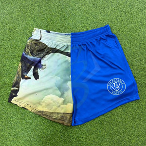 Pantalones Cortos Deportivos de Fútbol Personalizados de Alta Calidad, 100% Poliéster, Malla de Verano, Diseño Personalizado, Doble Capa, Estampado, para Mujer - Product Image 1