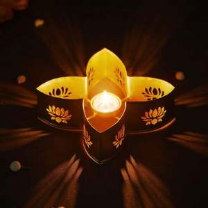 เชิงเทียนทีไลท์ทำมือสำหรับตกแต่งบ้านและสำนักงาน งานแต่งงาน งานเลี้ยง และงานอีเว้นท์ต่างๆ จำหน่ายจำนวนมาก - Product Image 6