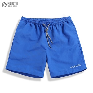 Summer Solid Color Beachwear Wholesale Trunk <b>Mens</b> <b>Swim</b> Shorts Elastic Waist Knitted Eco-friendly Casual Custom Logo <b>Men</b> Summer - Product Image 3
