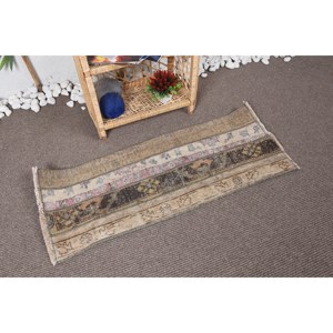 พรมขนสัตว์พื้นที่ขนาดใหญ่แบบวินเทจขนาด1.4x3.5ฟุตยางสี่เหลี่ยมสำหรับตกแต่งห้องของวัยรุ่นในฤดูร้อน - Product Image 2