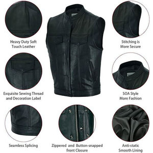 Men's Spandex/Nylon Vest Zipper Wholesale O-Neck Mesh Breathable Waterproof Quick Dry Sleeveless Outdoor Motorcycle Jacket - Product Image 3