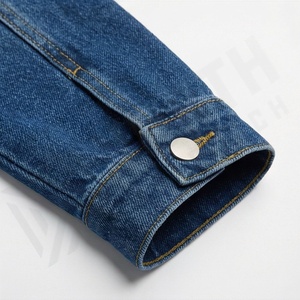 Vestes en jean d'hiver pour femmes, haut court en denim respirant, manteau grande taille, vêtements d'extérieur élégants, vêtements décontractés de rue, couleur personnalisée - Product Image 6