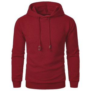 Top tendance hommes épais goutte épaule à capuche Streetwear pull surdimensionné décontracté sweats à capuche - Product Image 2