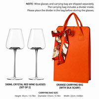Bolsas de Vino Rojas Bordadas en Piel Sintética para 2 Botellas, Regalo Empresarial, Porta Botellas de Vino de Lujo
