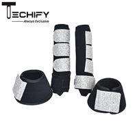 Protège-tendons et protège-pattes en néoprène pour chevaux – Ensemble personnalisable (taille, couleur, logo) – Confortables et durables pour l'équitation