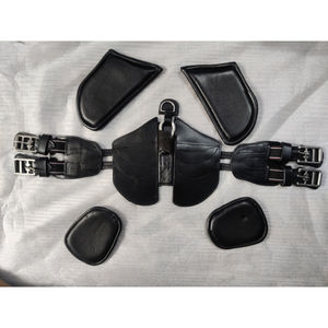 Circunferencia de protección de perno de salto de caballo Equipo de equitación Colorido Fuerte Cuero duradero Circunferencia acolchada suave - Product Image 3