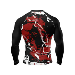 Camisetas de Compresión de Manga Larga para Hombre, Rashguards de MMA, Ropa Deportiva, Diseño de Sublimación Personalizado, Rashguard de BJJ de Alto Rendimiento - Product Image 2