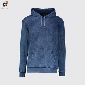 Sudadera con capucha lavada con ácido Vintage en blanco de gran tamaño de manga larga Sudadera con capucha lavada Vintage personalizada Sudaderas con capucha para hombre personalizadas - Product Image 4