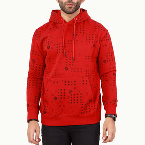 Sweat-shirts à capuche décontractés pour hommes de haute qualité, coupe régulière, en polaire respirant pour l'hiver, avec poches, en polyester/coton 330g - Product Image 1