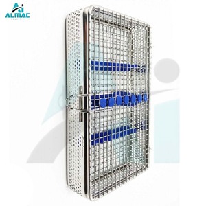 ซิลิโคนไลเนอร์สำหรับตะกร้าขนาดเล็กแบบใช้มือฆ่าเชื้อได้ ALMAC สำหรับเครื่องมือจักษุวิทยา ผลิตจากสแตนเลสเยอรมัน ทนทาน ได้รับการรับรองมาตรฐาน CE - Product Image 2