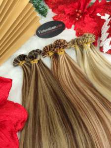 2025 meilleures ventes de haute qualité 100% extensions de cheveux humains vierges crus vietnamiens cuticule complète Super Double pointe plate dessinée - Product Image 2