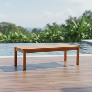 Mesa de Centro Hecha de Madera de Teca Antigua de Alta Calidad, Diseño Moderno y Elegante - Product Image 3