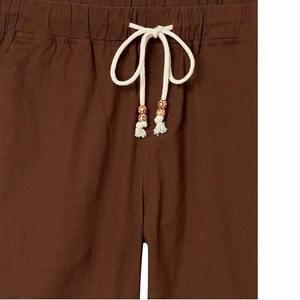 Venta al por mayor de los hombres Casual 100% algodón Jogger Shorts Athletic Fitness Work Outdoor Gym Wear con patrón de malla sólida - Product Image 6