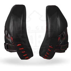 Exercise Training Adjustable High Quality Durable Leather Focus Mitts MMA <b>Gloves</b> <b>Moisture</b> Wicking Hook Loop Closure Customizable - Product Image 2