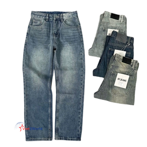 Nouvelle mode de jeans décontractés pour femmes pantalon en denim droit de haute qualité taille moyenne fabricants vietnamiens bon marché prix ODM - Product Image 1