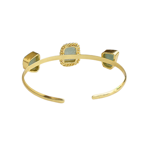 Pendientes Premium con Piedras Preciosas Finas, Recubrimiento en Tono Dorado y Joyería de Alta Calidad - Product Image 3