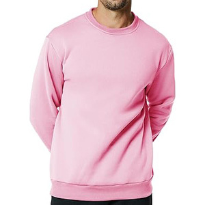 Sweat-shirt à col rond décontracté pour hommes Pull en coton surdimensionné avec tissu doux et garnitures côtelées pour une tenue décontractée quotidienne - Product Image 2